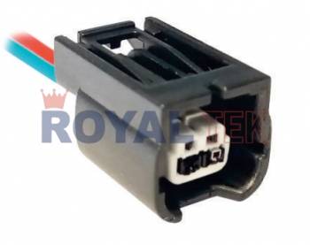 FICHA DE CONEXION ROYALTEK 2 (DOS) VIAS INYECTOR Y BULBO ACEITE RENAULT SANDERO Y LOGAN - VENTA EN PAQUETES DE 5 UNIDADES ---